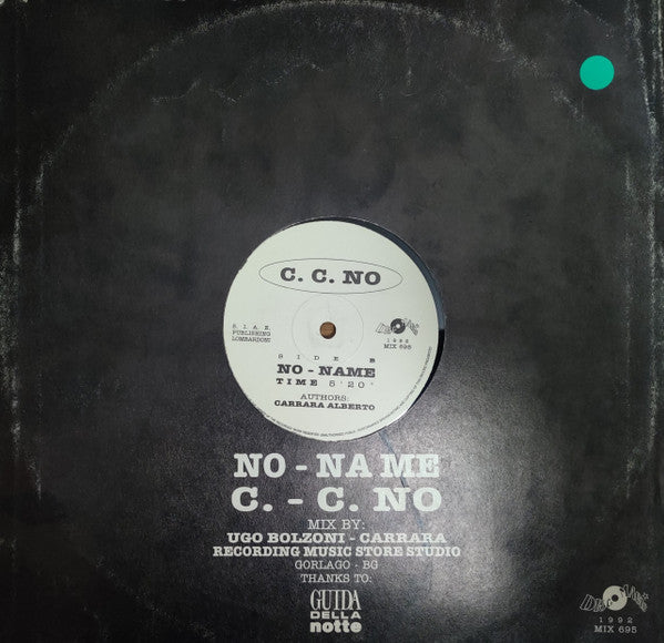 C.C. No - No - Name (12"")