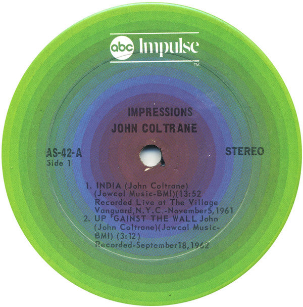 John Coltrane - Impressions (LP, Album, RE, Gat)
