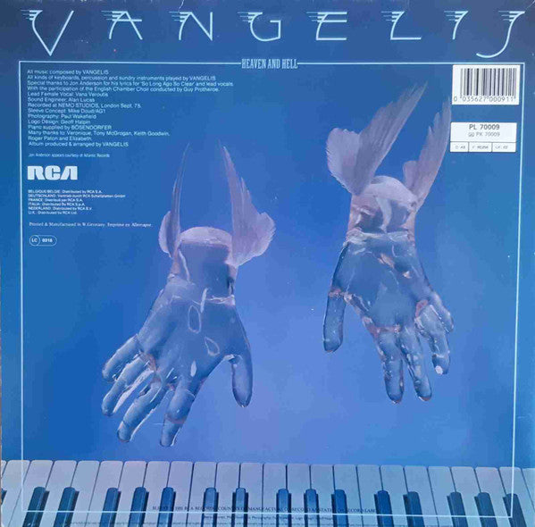 Vangelis - Heaven And Hell (LP, Album, RE)