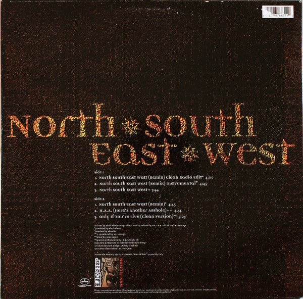 Black Sheep - North South East West (12"", Single)