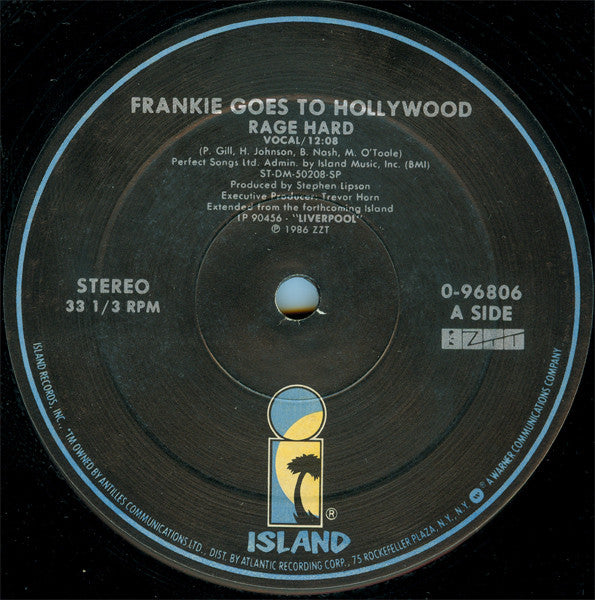 Frankie Goes To Hollywood - Rage Hard (+) (12"")