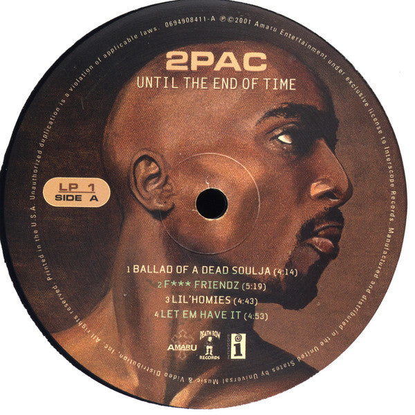 2Pac - Until The End Of Time (4xLP, Album)