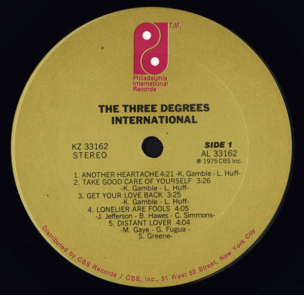 The Three Degrees - International (LP, Album, San)