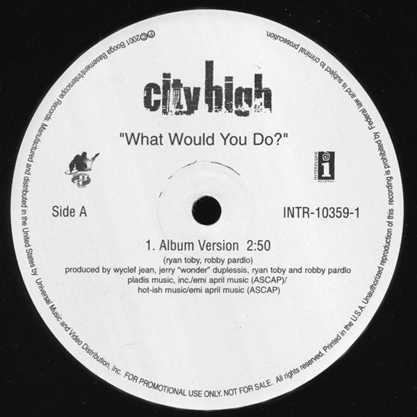 City High - What Would You Do? (12"", Promo)