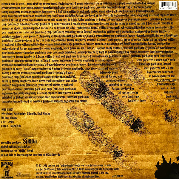 Makaveli - The Don Killuminati (The 7 Day Theory) (2xLP, Album)