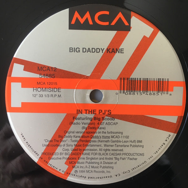 Big Daddy Kane - In The PJ's (12"", Single)
