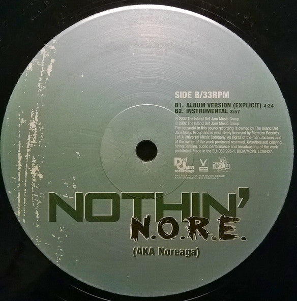 N.O.R.E. - Nothin' (12"")