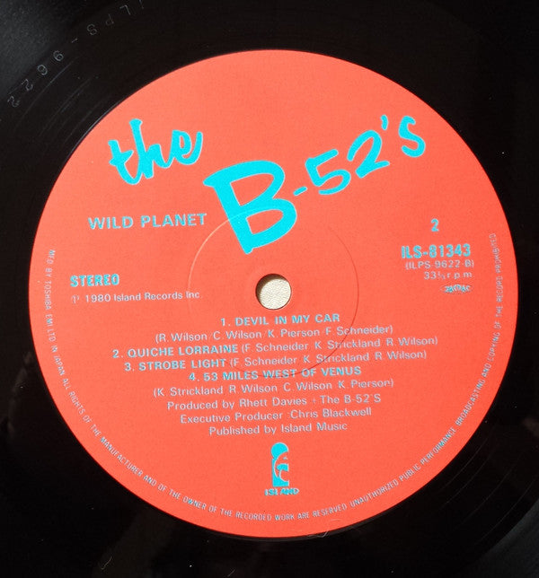 The B-52's - Wild Planet = 禁断の惑星 (LP, Album)