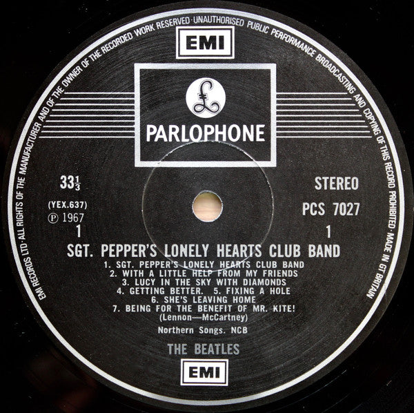 The Beatles - Sgt. Pepper's Lonely Hearts Club Band(LP, Album, RP, ...
