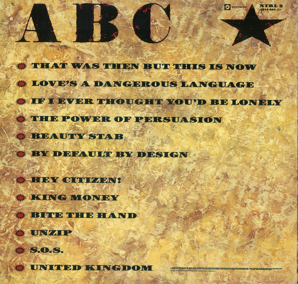ABC - Beauty Stab (LP, Album)