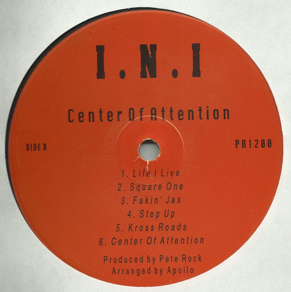 INI - Center Of Attention (LP, Album, Unofficial)