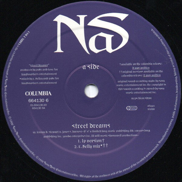Nas - Street Dreams / Affirmative Action (Remix) (12"")
