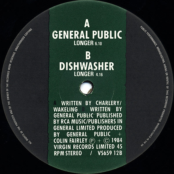 General Public - General Public (12"", Single)
