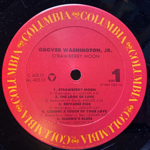 Grover Washington, Jr. - Strawberry Moon (LP, Album, Car)