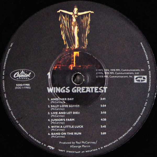 Wings (2) - Wings Greatest (LP, Comp, Win)