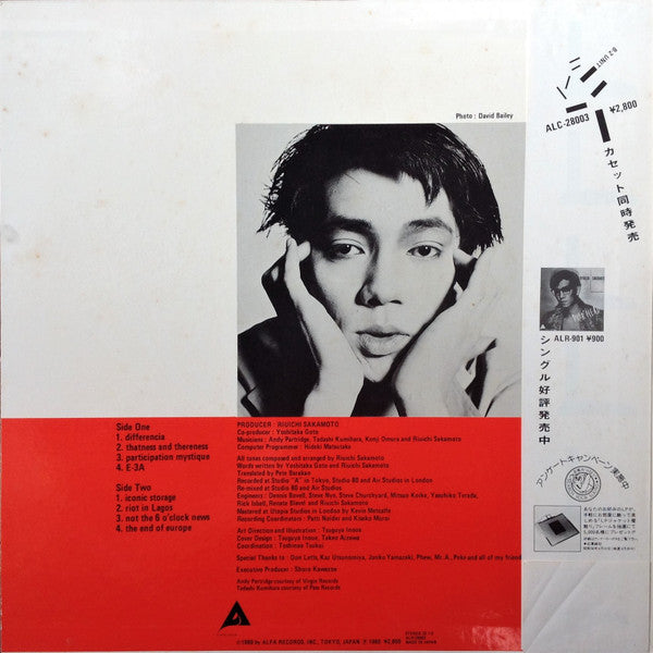 Riuichi Sakamoto* = 坂本龍一* - B-2 Unit (LP, Album)