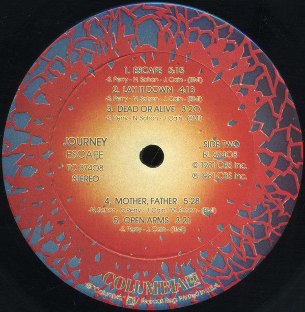 Journey - Escape (LP, Album, Ter)