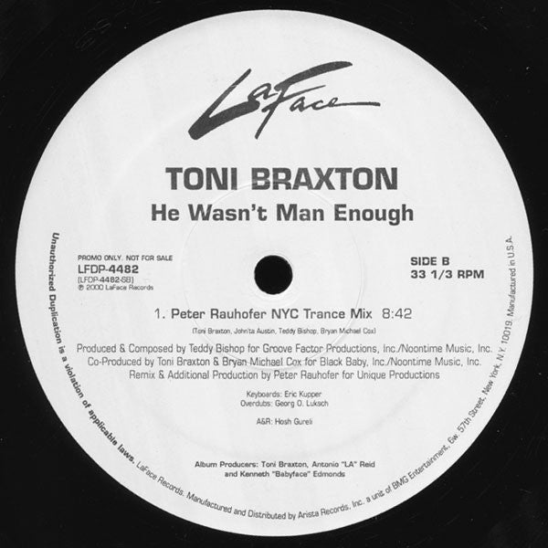 Toni Braxton - Spanish Guitar / He Wasn't Man Enough (2x12"", Promo)