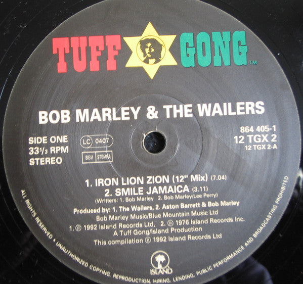 Bob Marley & The Wailers - Iron Lion Zion (12"")