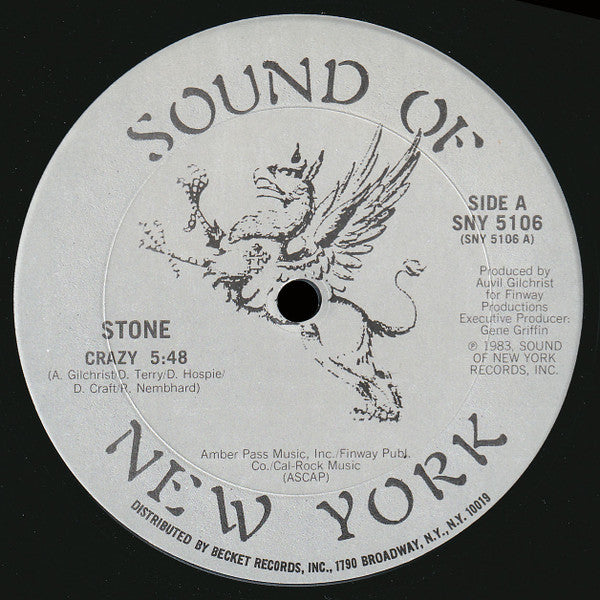 Stone - Crazy (12"", Single)