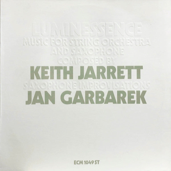 Keith Jarrett / Jan Garbarek - Luminessence (LP, Album)