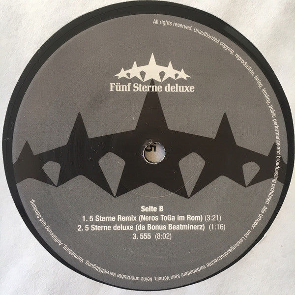 Fünf Sterne Deluxe - 5 Sterne Deluxe (12"", Single)