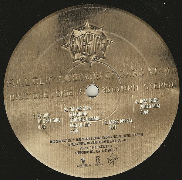 Gang Starr - Full Clip: A Decade Of Gang Starr (4xLP, Comp)