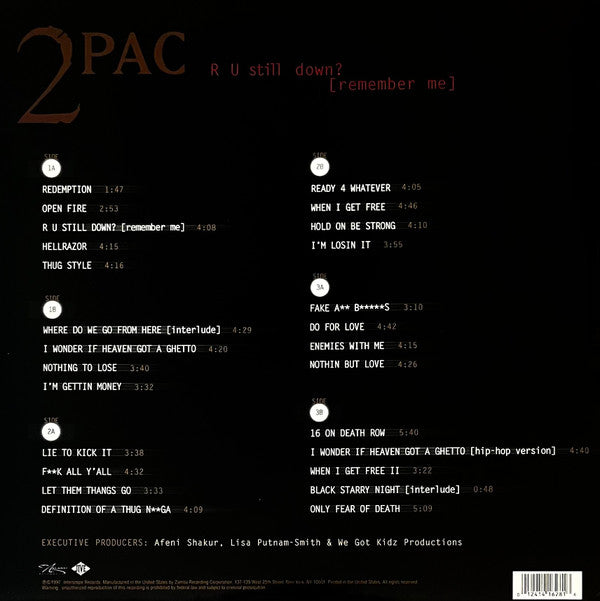 2Pac - R U Still Down? [Remember Me] (3xLP, Album)