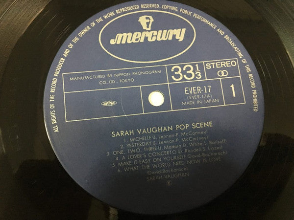 Sarah Vaughan - Pop Scene (LP)