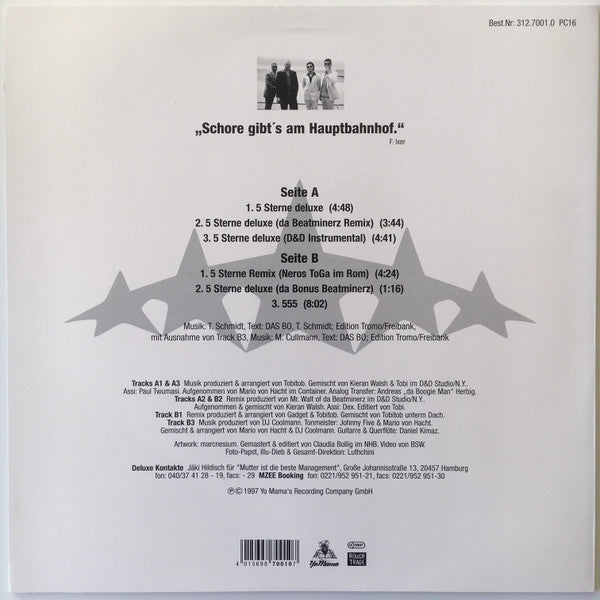 Fünf Sterne Deluxe - 5 Sterne Deluxe (12"", Single)