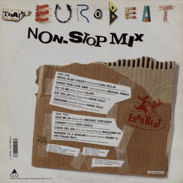 Various - That's Eurobeat Non-Stop Mix (LP, Comp, Mixed)