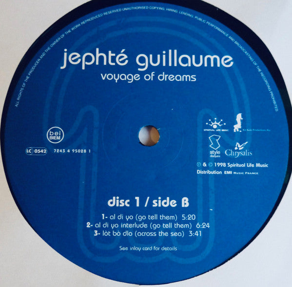 Jephté Guillaume - Voyage Of Dreams (3xLP, Album)