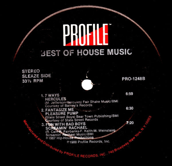 Various - Best Of House Music (2xLP, Comp)
