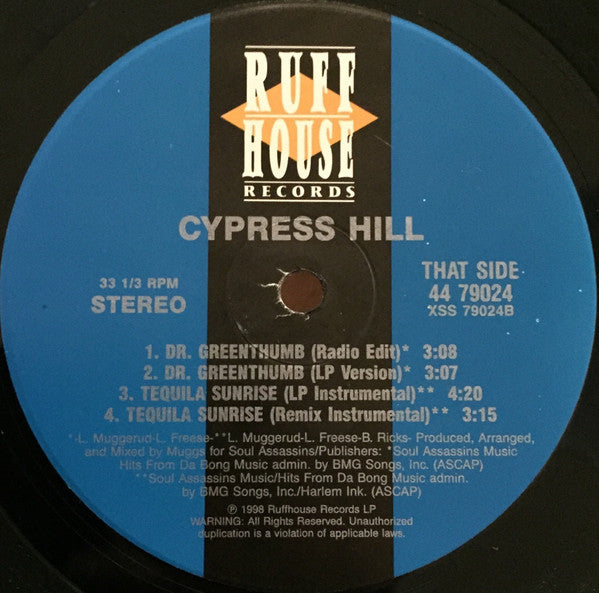 Cypress Hill - Tequila Sunrise (12"")