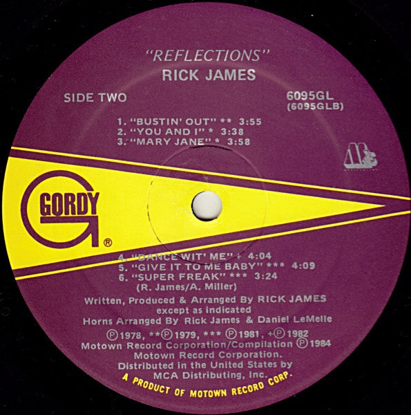 Rick James - Reflections (LP, Comp)