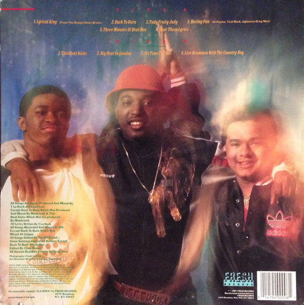 T La Rock - Lyrical King (From The Boogie Down Bronx) (LP, Album)
