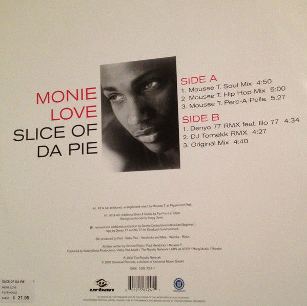 Monie Love - Slice Of Da Pie (12"")