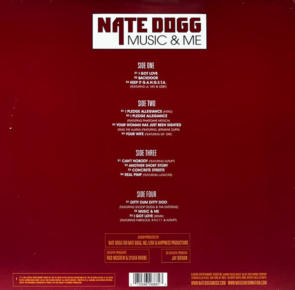 Nate Dogg - Music & Me (2xLP, Album)