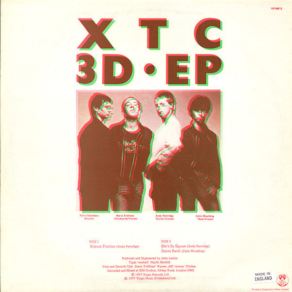 XTC - 3D • EP (12"", EP, RP)