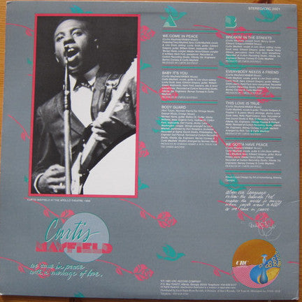 Curtis Mayfield - We Come In Peace With A Message Of Love (LP, Album)