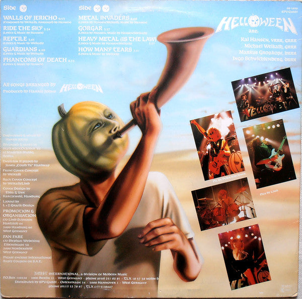 Helloween - Walls Of Jericho (LP, Album)