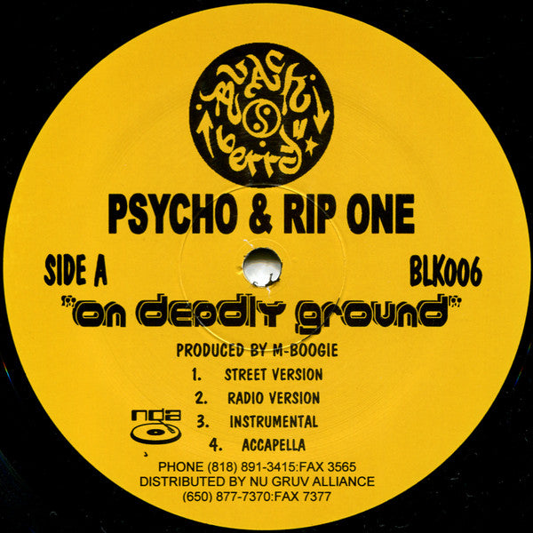 Psycho (8) & Rip One Vs Iriscience* & Babu - On Deadly Ground (12