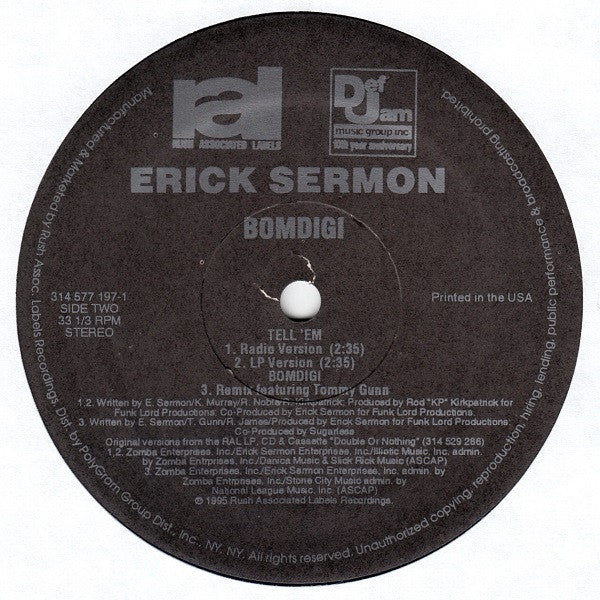 Erick Sermon - Bomdigi (12"")