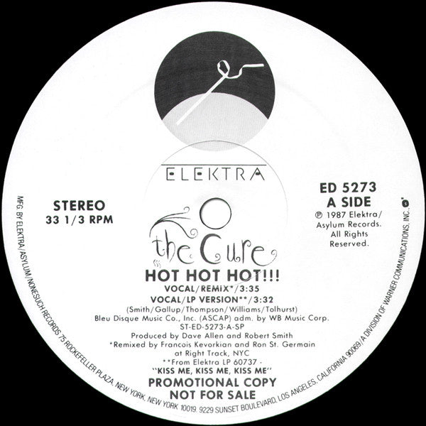 The Cure - Hot Hot Hot!!! (12"", Single, Promo, SP)