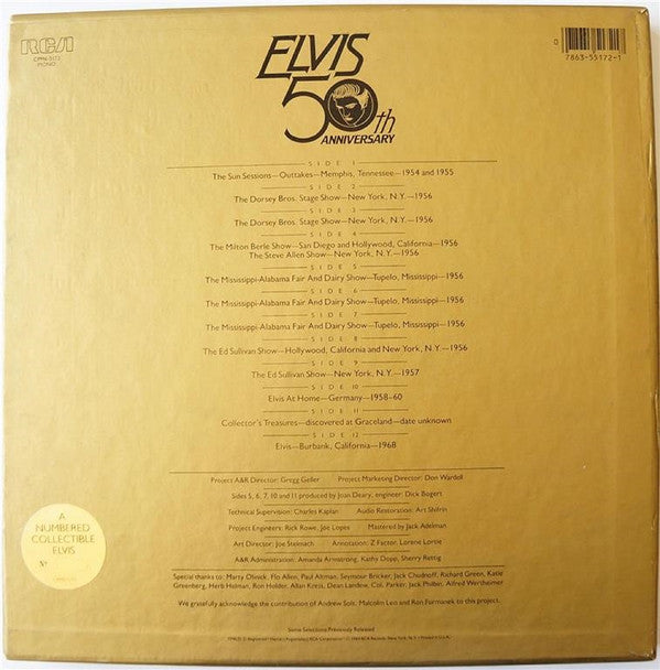 Elvis* - A Golden Celebration (6xLP, Comp, Mono, Num + Box)