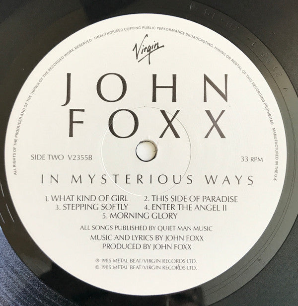 John Foxx - In Mysterious Ways (LP, Album)