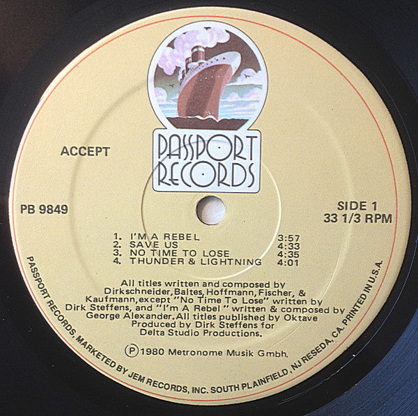 Accept - Accept (LP, Album)