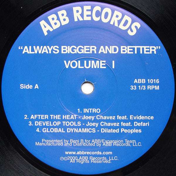 Various - Always Bigger And Better Vol. 1 (2xLP, Comp, Rad)