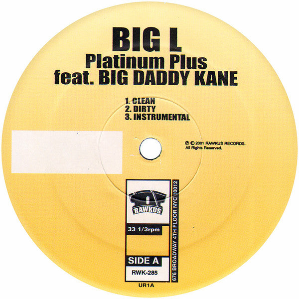 Big L - Platinum Plus (12"")