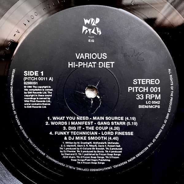 Various - Hi-Phat Diet - A Wild Pitch Compilation (2xLP, Comp)